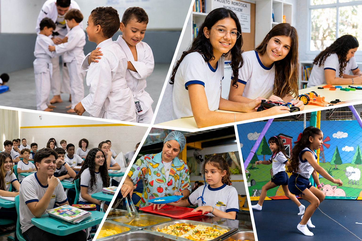 Colégio Amadeus — ambientes e experiências do Ensino Fundamental